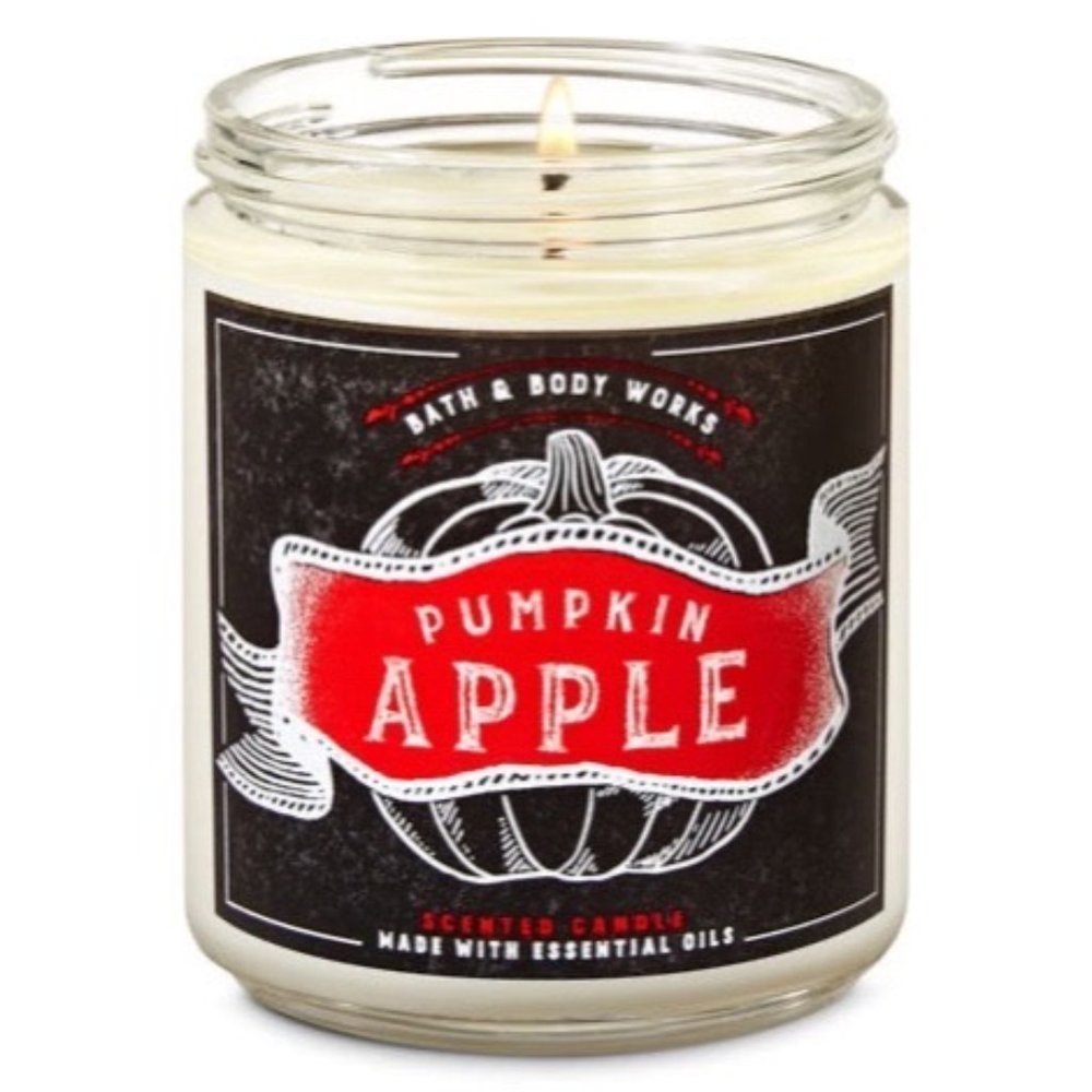 Bath & Body Works Pumpkin Apple Candle New!